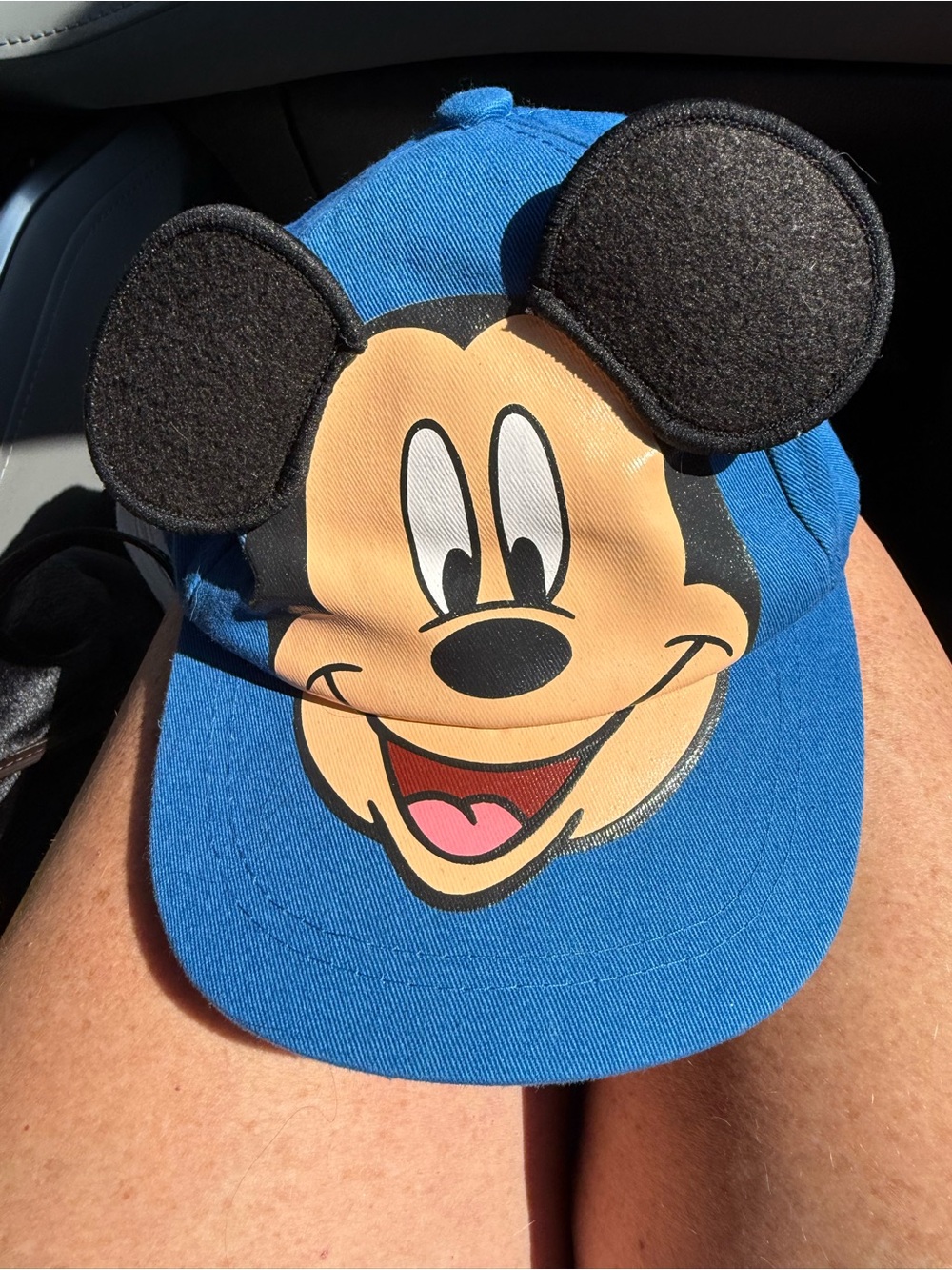 Disney Blue Mickey Mouse Kids Hat with Black Ears